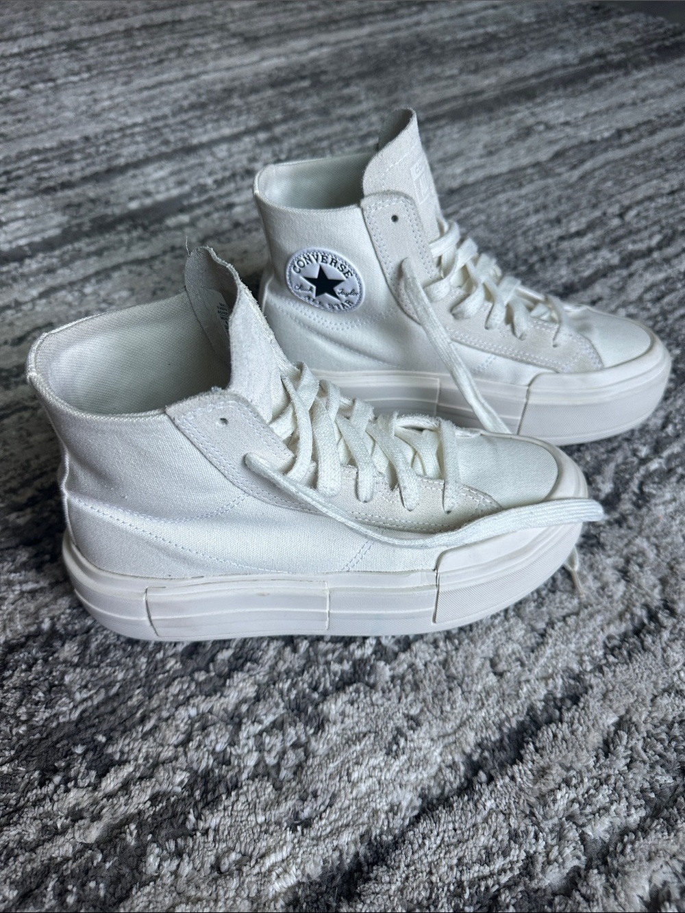 Women’s Converse Chuck Taylor All Star Cruise Ivory/White Hightop Sneakers